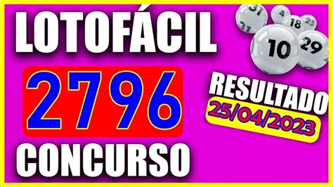 resultado lotofácil 2796 ganhadores - lotofacil resultado ultimo sorteio